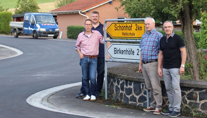 von links: Carsten Kauck, Torsten Gast, Heinz Breitenbach, Hans-Georg Schiesser.