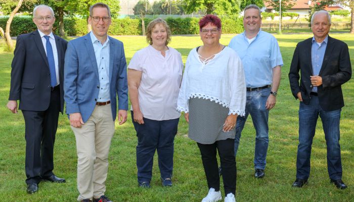 v. l.: Heinz Breitenbach, Carsten Kauck, Cristiane Kapp, Sylke Schröder,Matthias Pfeifer, Joachim Lucas.